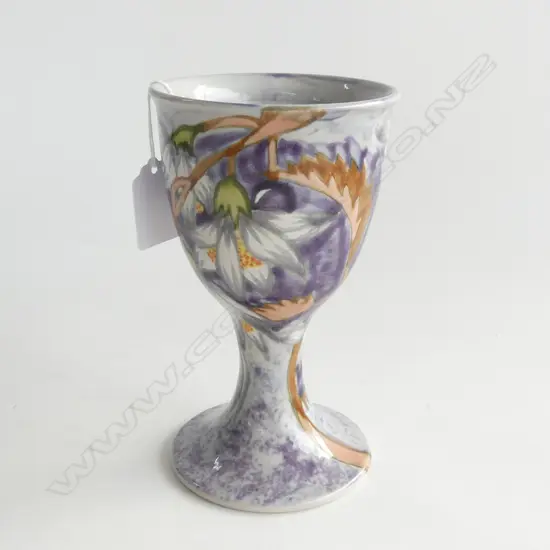A Cobridge pottery collector's club goblet, c.1999